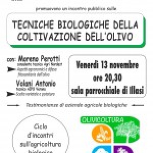 Convegno: Tecniche di coltivazione biologico in olivicoltura.