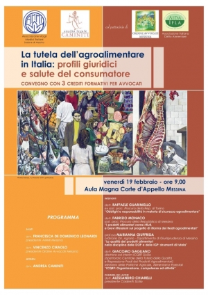 La tutela dell’agroalimentare in Italia: profili giuridici e salute del consumatore.
